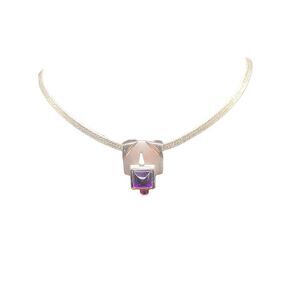 Sterling silver 925 Amethyst Ruby Pendant